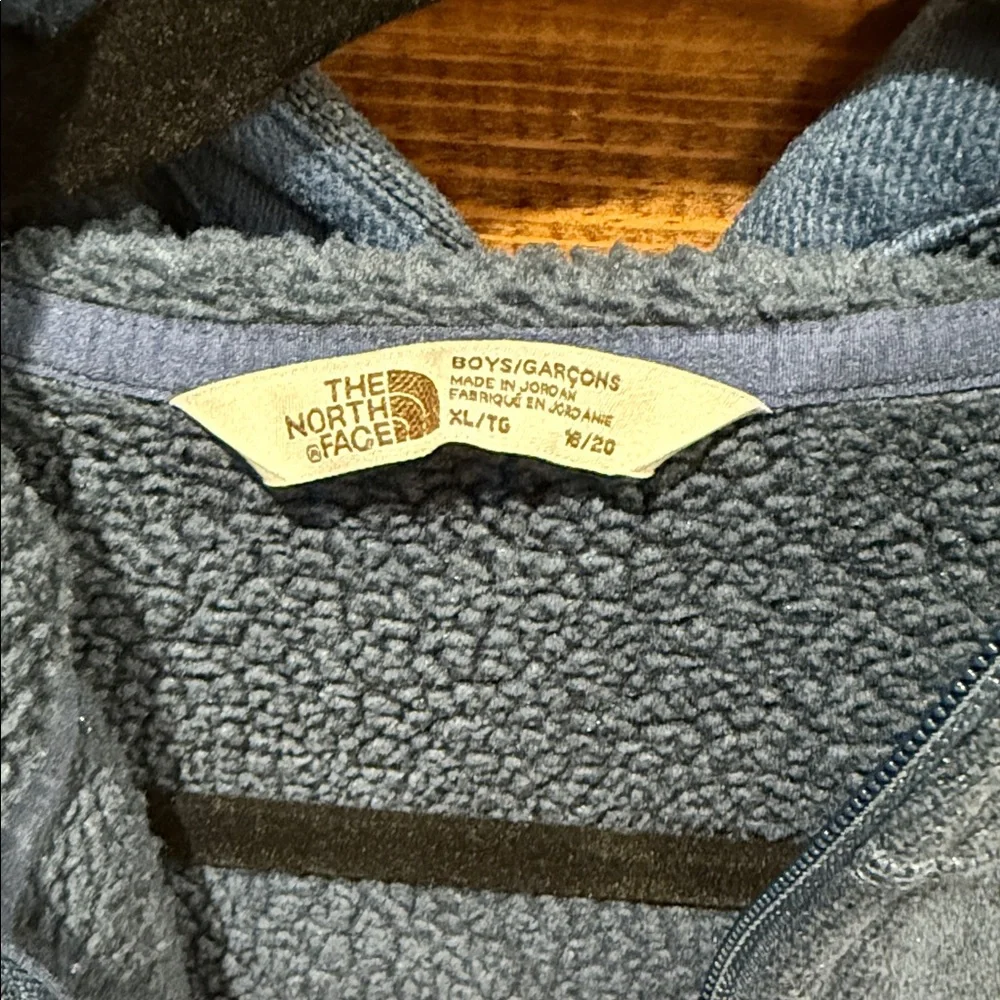 The North Face Blue Hooded Jacket XL‎ 18/20